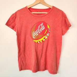COPY - 🌵 Coca-Cola Bottle Cap Red Graphic Tee, Girls Size M